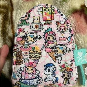 tokidoki Multicolor Patterned Mini Backpack